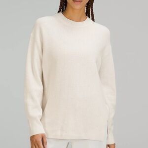 Lululemon Merino wool and cotton sweater size 8